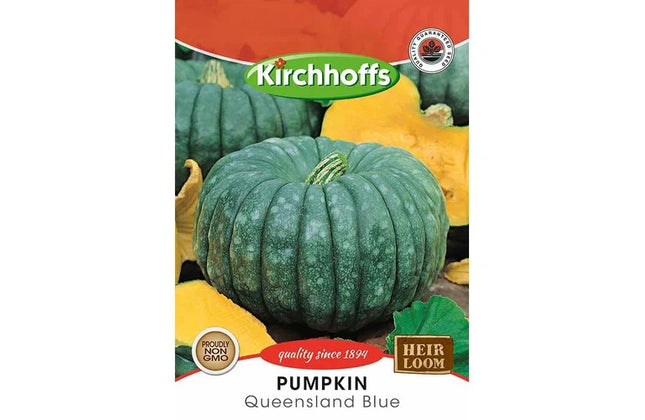 Vegetable Seed Pumpkin's Kirchhoffs-Queensland Blue-Picture Packet