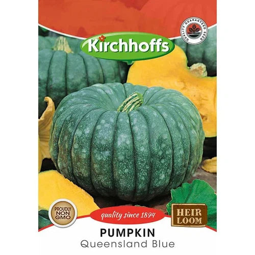 Vegetable Seed Pumpkin's Kirchhoffs-Queensland Blue-Picture Packet-