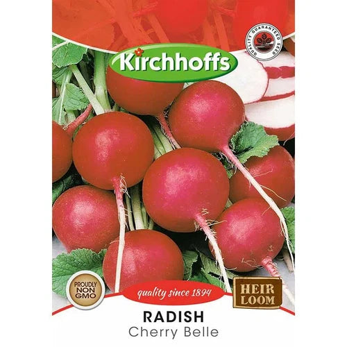 Vegetable Seed Radish Kirchhoffs-Cherry Belle-Picture Packet-
