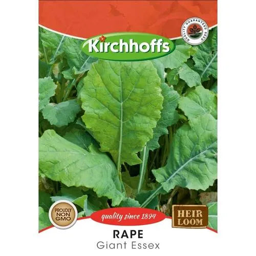 Vegetable Seed Rape Kirchhoffs-Giant Essex-Picture Packet-
