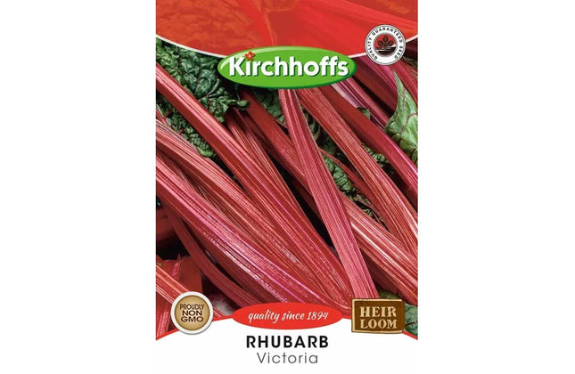 Vegetable Seed Rhubarb Kirchhoffs-Victoria-Picture Packet