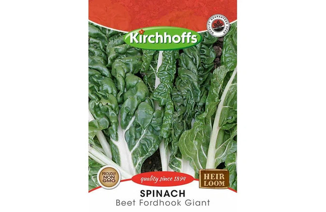 Vegetable Seed Spinach's Kirchhoffs-Beet Fordhook Giant-Picture Packet