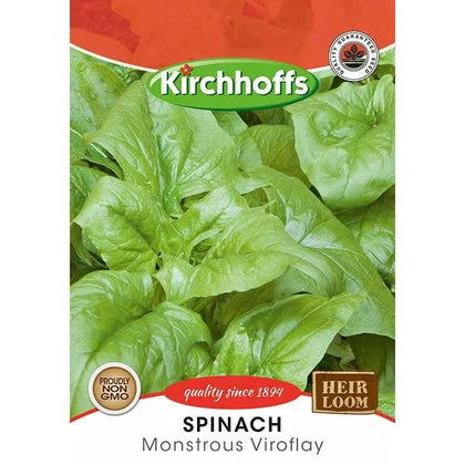 Vegetable Seed Spinach's Kirchhoffs-Monstrous Viroflay-Picture Packet