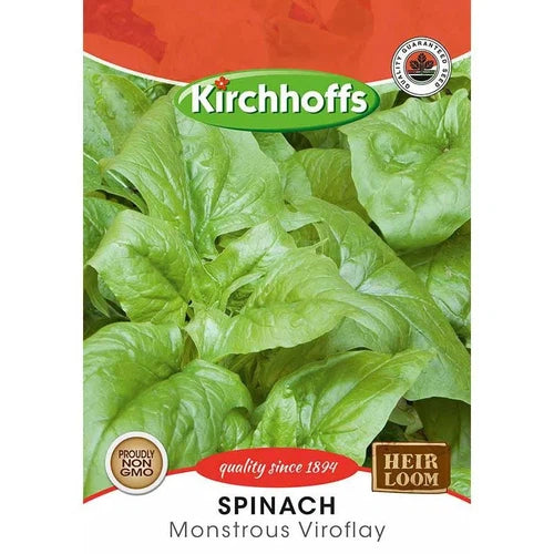 Vegetable Seed Spinach's Kirchhoffs-Monstrous Viroflay-Picture Packet