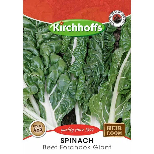 Vegetable Seed Spinach's Kirchhoffs-Beet Fordhook Giant-Picture Packet-