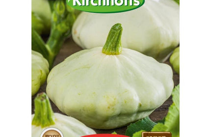 Vegetable Seed Squash's Kirchhoffs-Bush Bennings Green Tint-Picture Packet