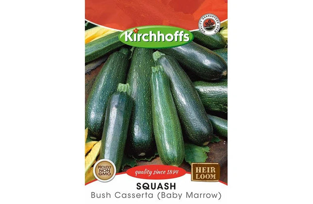 Vegetable Seed Squash's Kirchhoffs-Bush Caserta-Picture Packet