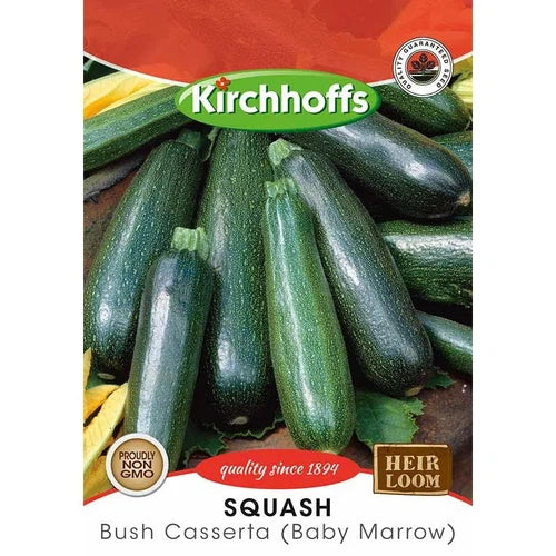 Vegetable Seed Squash's Kirchhoffs-Bush Caserta-Picture Packet