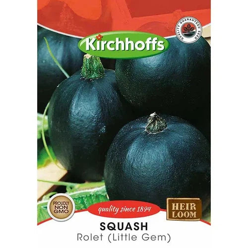 Vegetable Seed Squash's Kirchhoffs-Bush Caserta-Picture Packet-