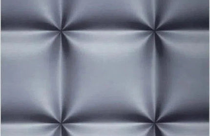 Wallpaper PVC 3D Roll (𝑤530𝑚𝑚x𝐿10𝑚) Majistiq-Stud Silver