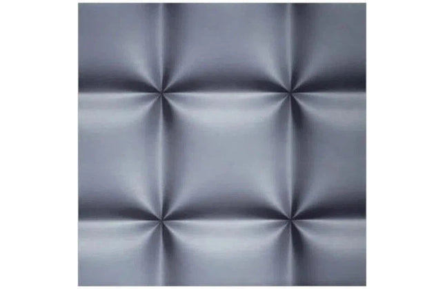 Wallpaper PVC 3D Roll (𝑤530𝑚𝑚x𝐿10𝑚) Majistiq-Stud Silver