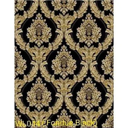 Wallpaper PVC Roll (𝑤530𝑚𝑚x𝐿10𝑚) Majistiq-Fondue Black