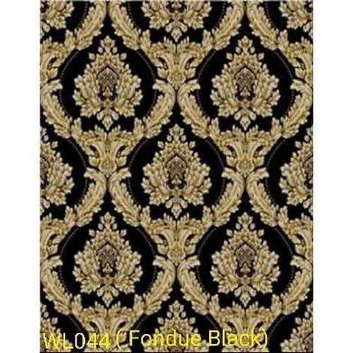 Wallpaper PVC Roll (𝑤530𝑚𝑚x𝐿10𝑚) Majistiq-Fondue Black-
