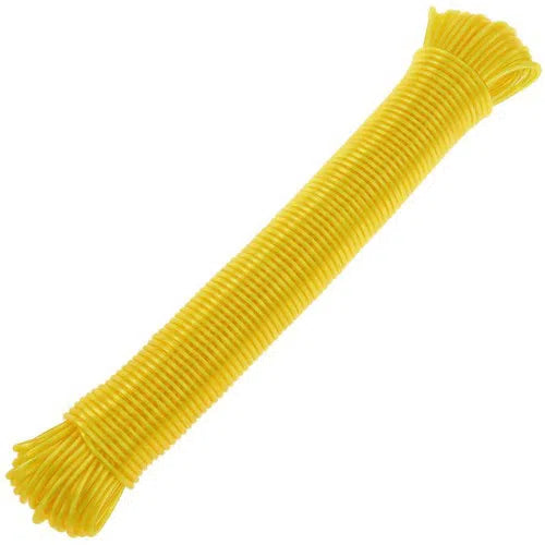 Wash Line Steel PVC Coated-Yellow-𝐿30𝑚 x ⌀3𝑚𝑚-