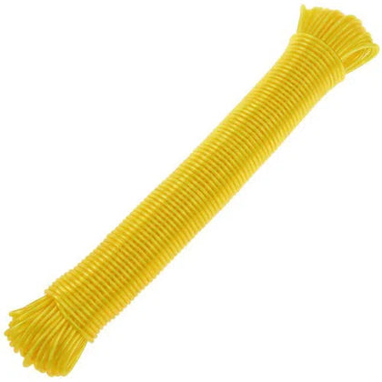 Wash Line Steel PVC Coated-Yellow-𝐿30𝑚 x ⌀3𝑚𝑚