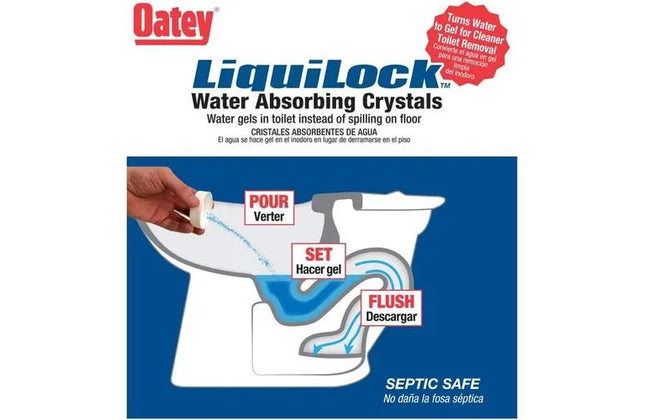 Water Absorbing Crystals LiquiLock Oatey-Sachet 17𝑔