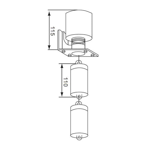 Water Level Float Switch +Weights MCE-