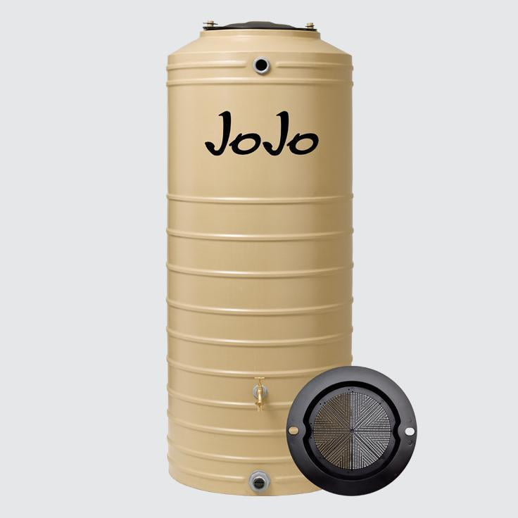Water Tank Slimline JoJo-JoJo-750L+Bush & Tap-Winter Grass-diyshop.co.za