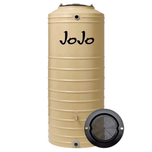 Water Tank Slimline JoJo-JoJo-750L+Bush & Tap-Winter Grass-diyshop.co.za