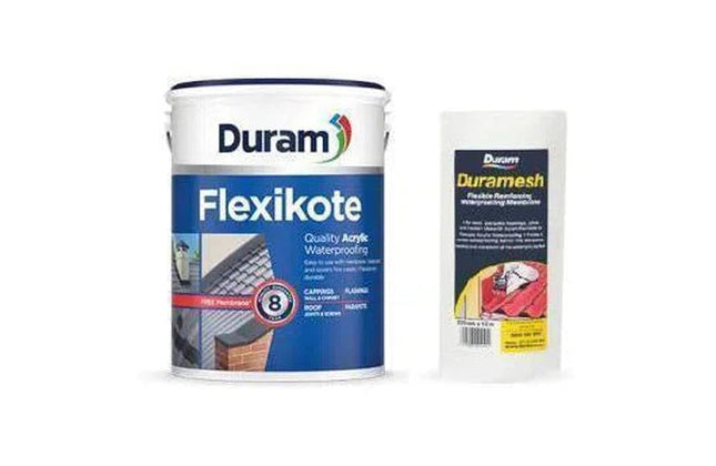 Waterproofing Flexikote Duram »-Burgandy-5ℓ+Membrane