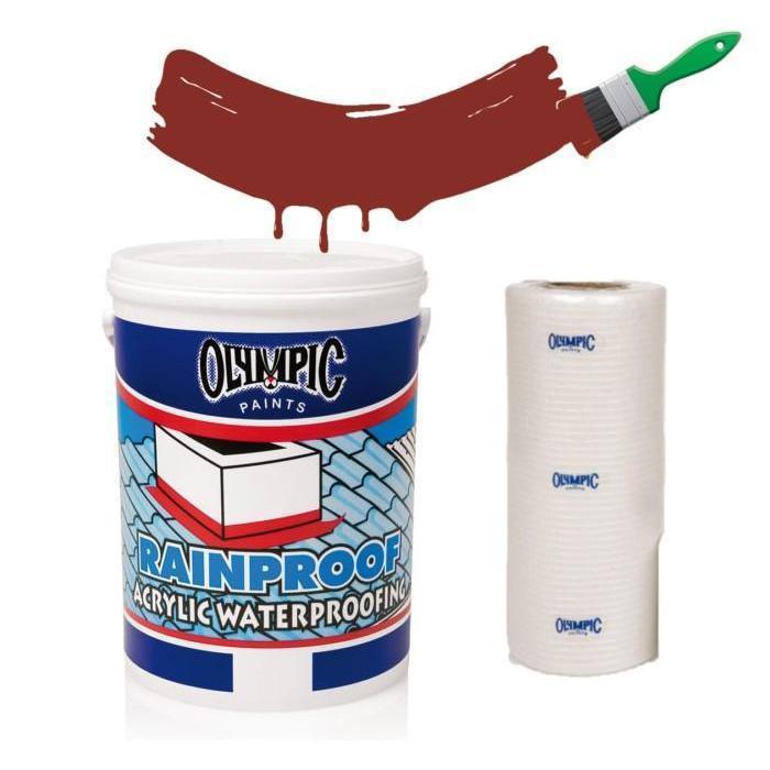 Waterproofing Rainproof Olympic-Waterproofing-Olympic-5ℓ+Membrane-Red-diyshop.co.za