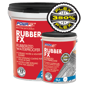 Waterproofing Rubber FX Powafix-Charcoal-20ℓ