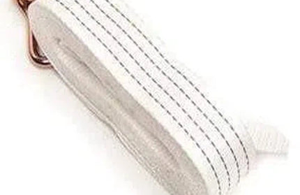 Webbing Belt Tie Down with Buckle-50mm x 9m-White/Orange