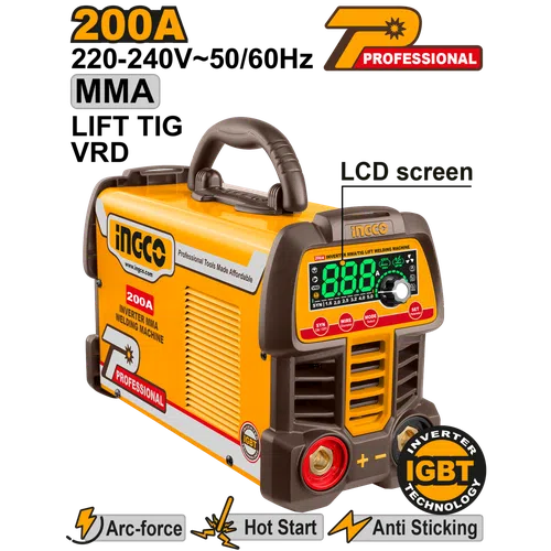 Welding Machine Stick 200𝐴 Pro iNGCO