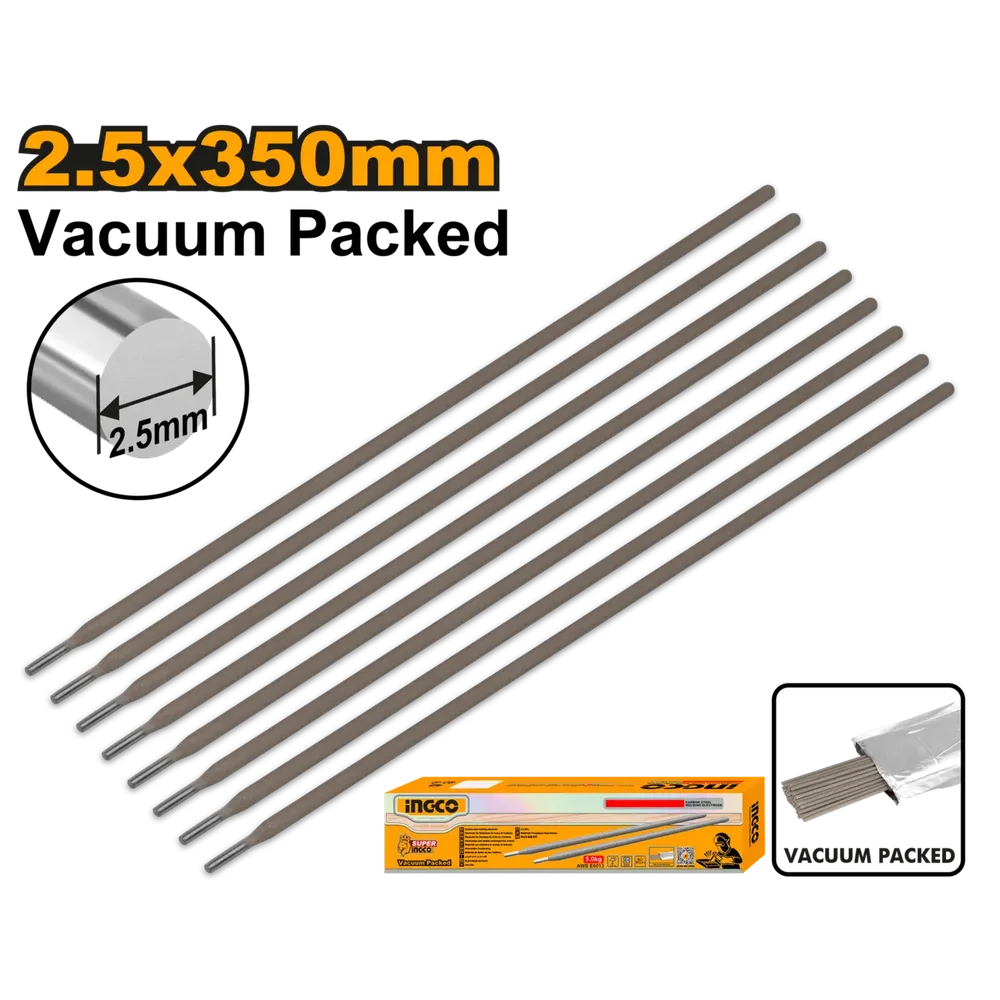 Welding Rod Electrode E6013 iNGCO-⌀2.5 x 𝐿350mm-5𝐾𝑔-