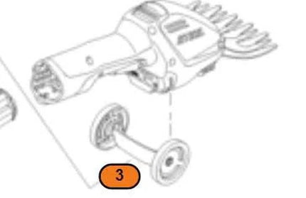 Wheel Kit for HSA26 Stihl-Default Title