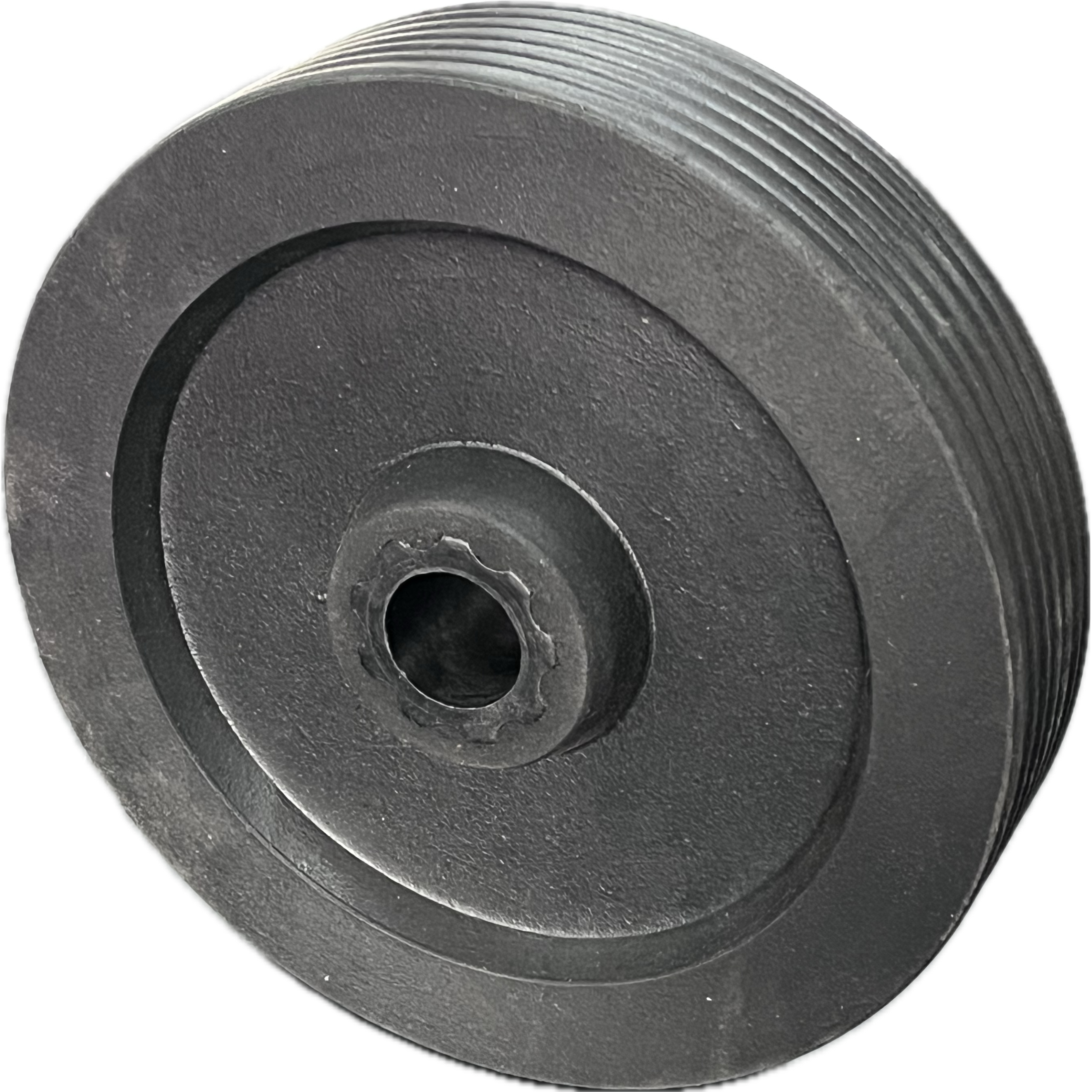 Wheel Solid Rubber Plain Bore