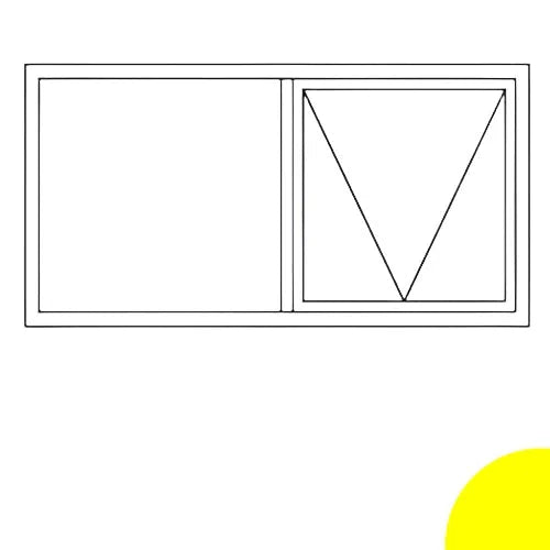 Window AL C28PT 126 (𝑊1190x𝐻590mm)-Bronze-Clear-