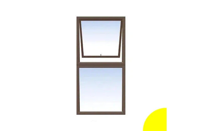 Window AL C28PT 612 (𝑊590x𝐻1190mm)-Bronze-Clear