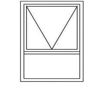 Window AL C28PT 69 (𝑊590x𝐻890mm)-Bronze-Clear-