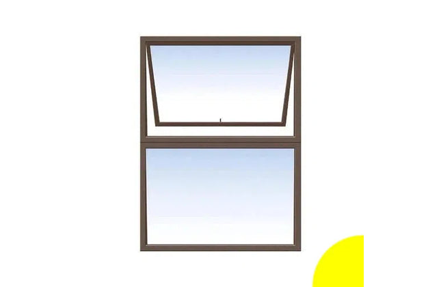 Window AL C28PT 912 (𝑊890x𝐻1190mm)-Bronze-Clear
