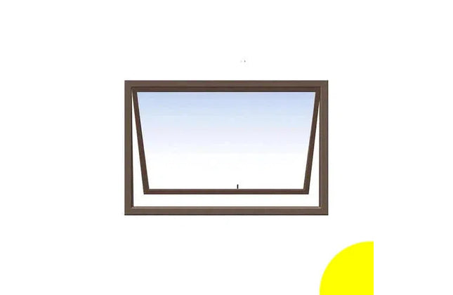 Window AL C28PT 96 (𝑊890x𝐻590mm)-Bronze-Clear
