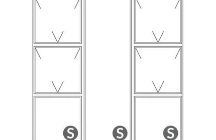 Window AL C30P4TT 2418 (𝑊2390x𝐻1790mm)-Bronze-Clear