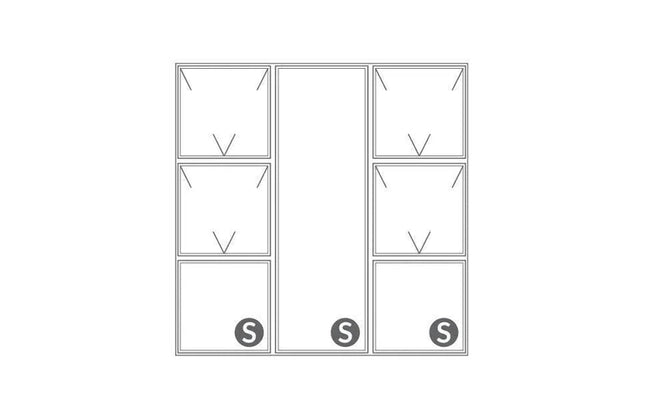 Window AL C30P4TT 2418 (𝑊2390x𝐻1790mm)-Bronze-Clear