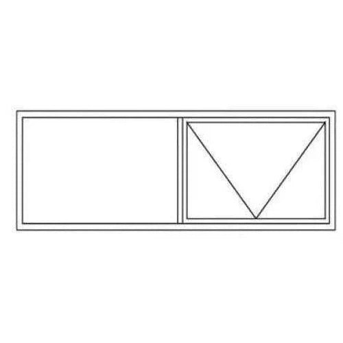 Window AL C30PT 186 (𝑊1790x𝐻590mm)-Bronze-Clear-