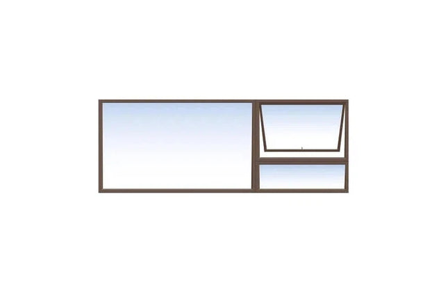 Window AL C30PT 249 (𝑊2390x𝐻890mm)-Bronze-Clear