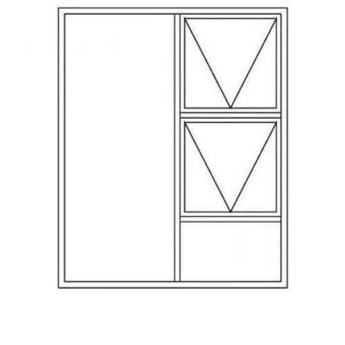 Window AL C30PTT 1215 (𝑊1190x𝐻1490mm)-Bronze-Clear-
