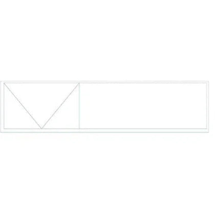 Window AL C30PTT 246 (𝑊2390x𝐻590mm)-Bronze-Clear-