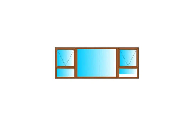 Window AL C30PTT 249 (𝑊2390x𝐻890mm)-Bronze-Clear