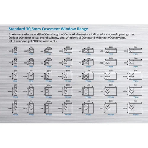 Window Aluminium P4TT 2418 (𝑊2390x𝐻1790mm)-Window Frames-iBuild-Bronze-Clear-diyshop.co.za