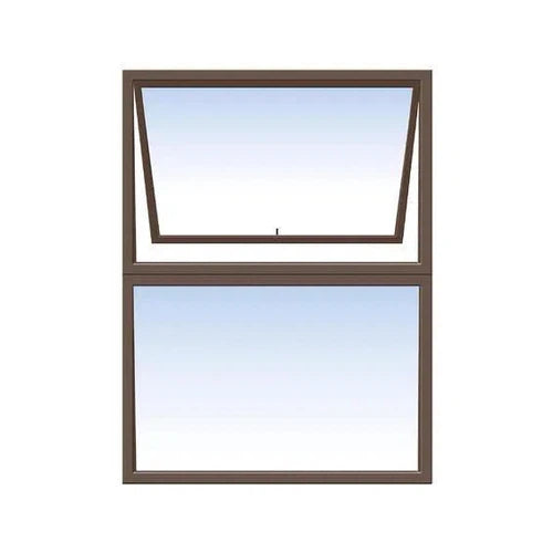 Window Aluminium PT 912 (𝑊890x𝐻1190mm)-Window Frames-iBuild-Bronze-Clear-diyshop.co.za