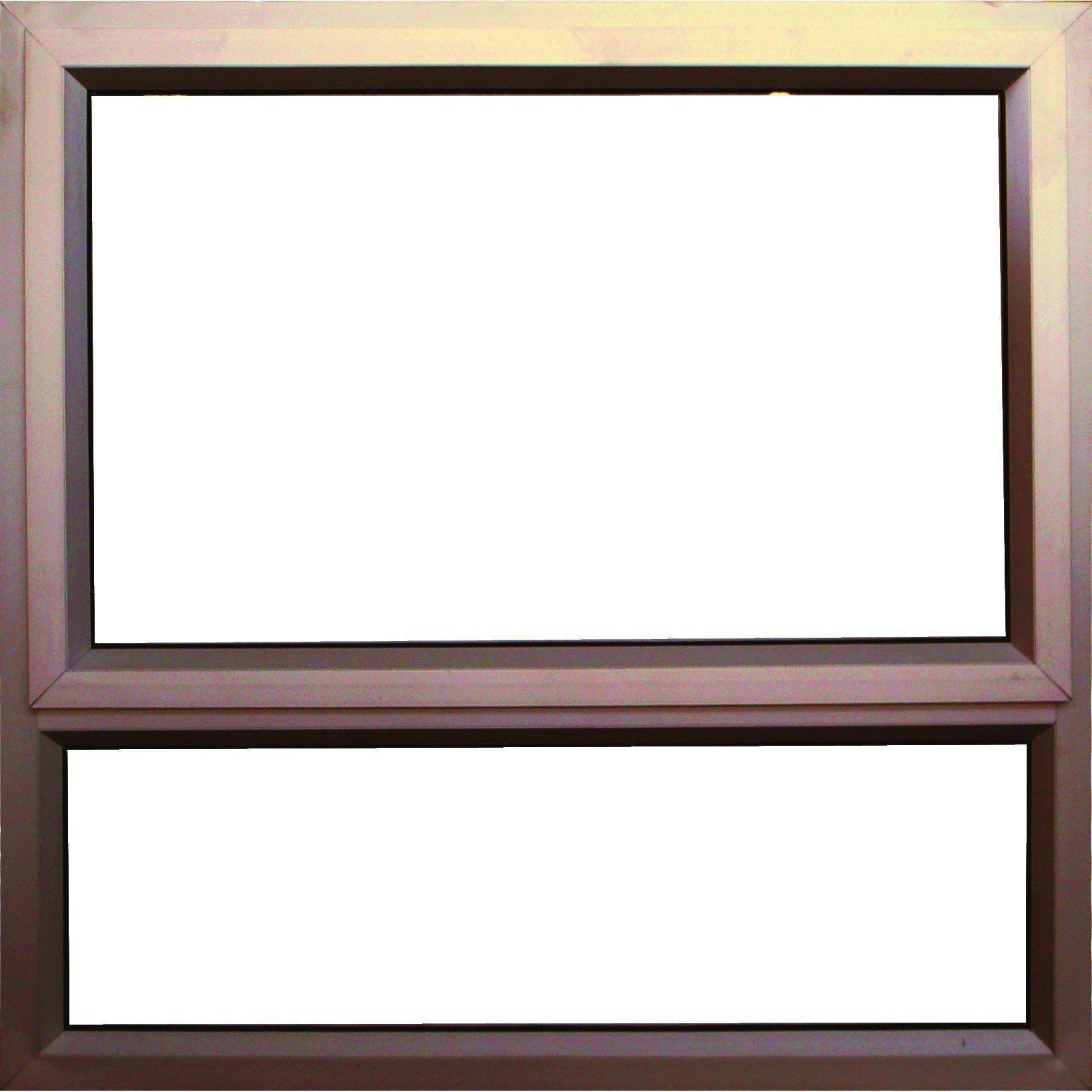 Window Aluminium PT 99 (𝑊890x𝐻890mm)-Window Frames-KNI-Bronze-Clear-diyshop.co.za