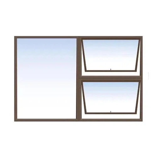 Window Aluminium PTT 1812 (𝑊1790x𝐻1190mm)-Aluminuim Window-KNI-Bronze-Clear-diyshop.co.za