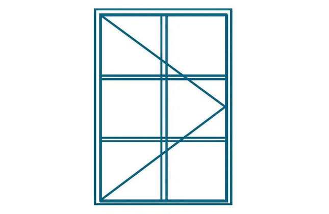Window Steel C1 with Burglar Bars (𝑊508x𝐻924mm)-Default Title