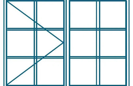 Window Steel C2 with Burglar Bars (𝑊997x𝐻924mm)-Default Title