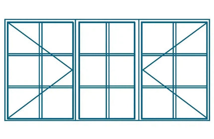 Window Steel C4 with Burglar Bars (𝑊1511x𝐻949mm)-Default Title